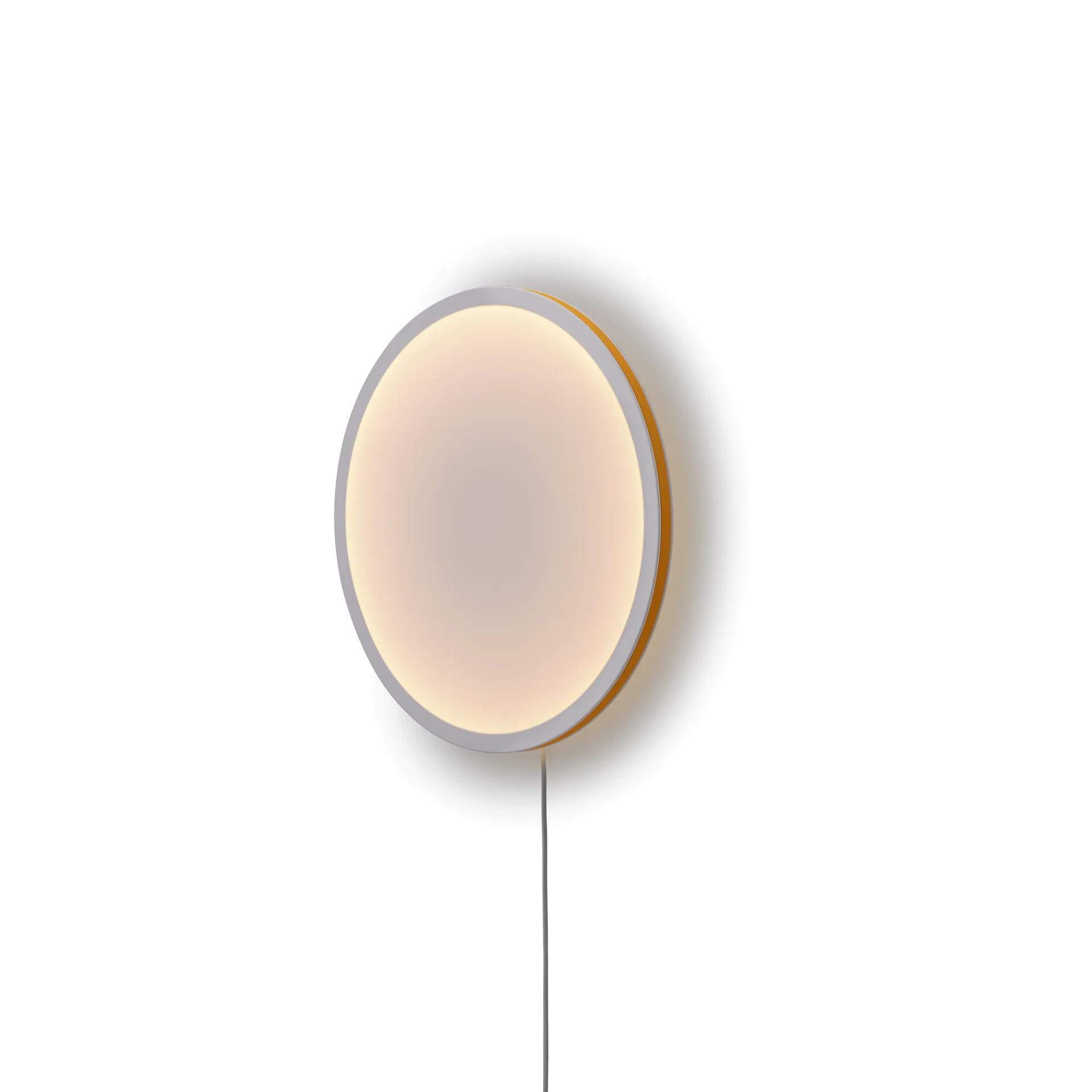 Lampe murale Calm Ø50 cm, White/Orange Muuto