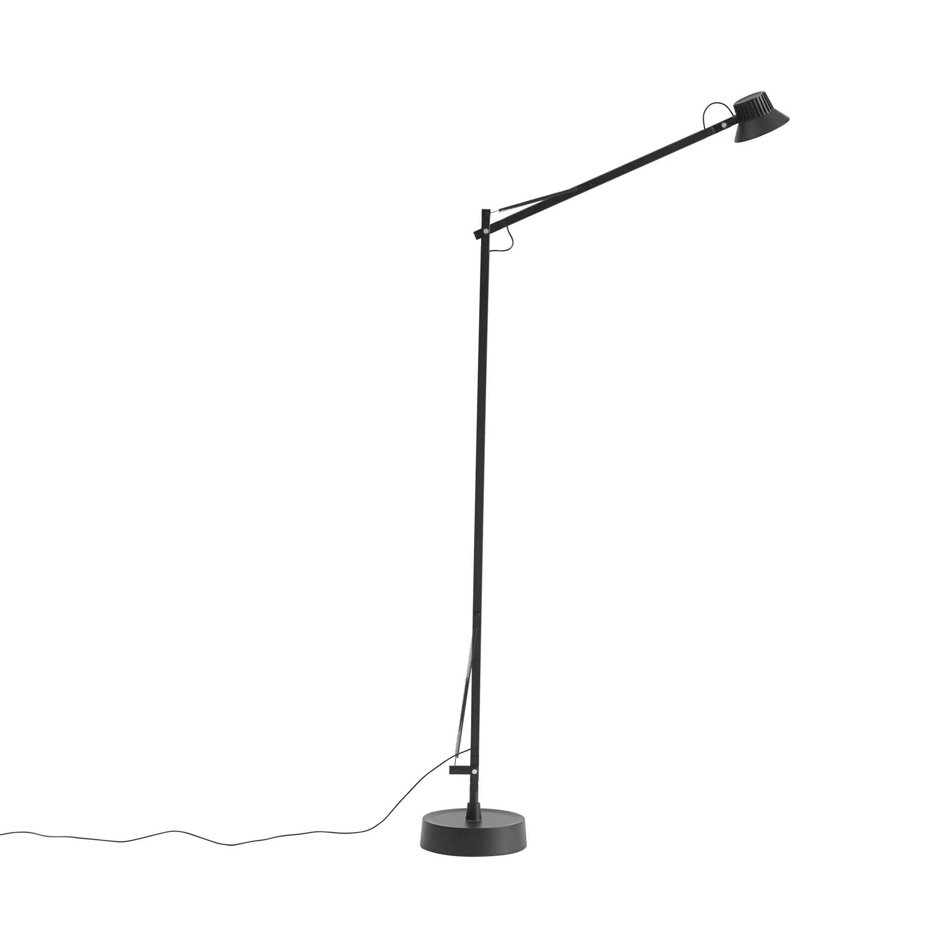 Lampe sur pied Dedicate, Noir, 112 cm Muuto