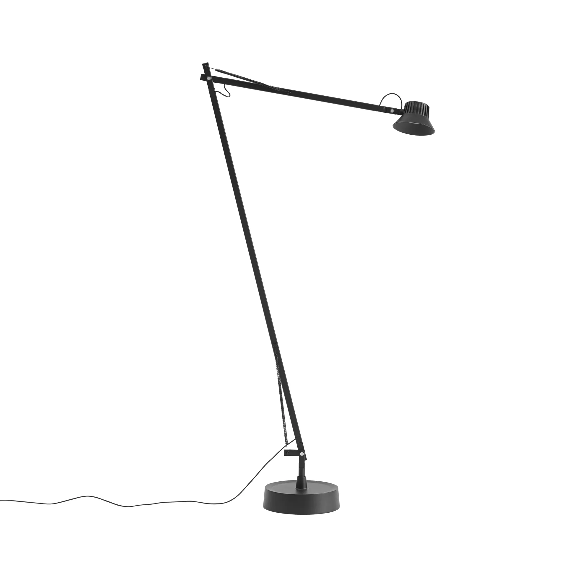Lampe sur pied Dedicate, Noir, 112 cm Muuto