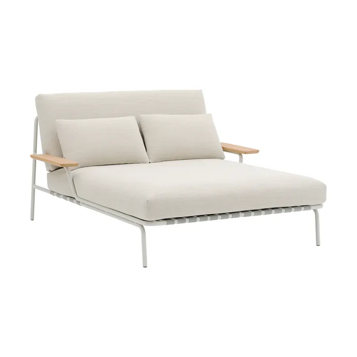 Lit de repos Settle - Laze 1-grey, avec accoudoirs - Muuto