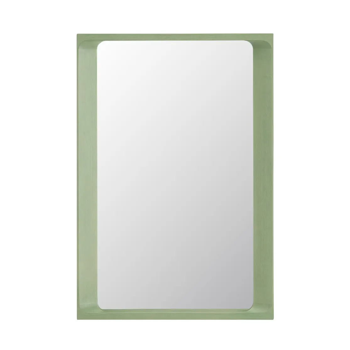 Miroir Arced 80x55 cm, Light green Muuto