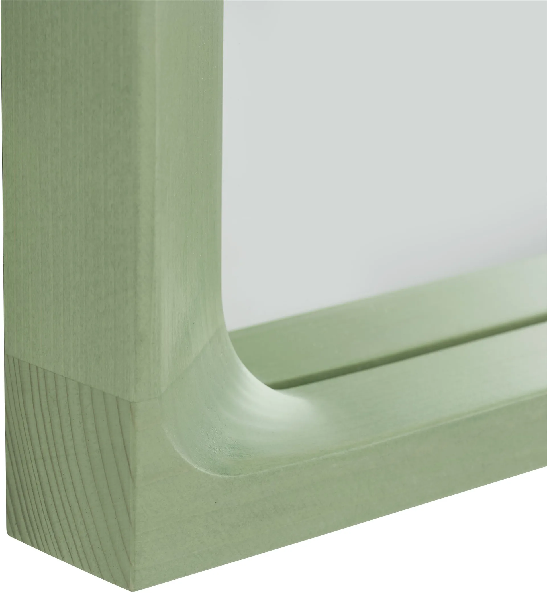 Miroir Arced 80x55 cm, Light green Muuto