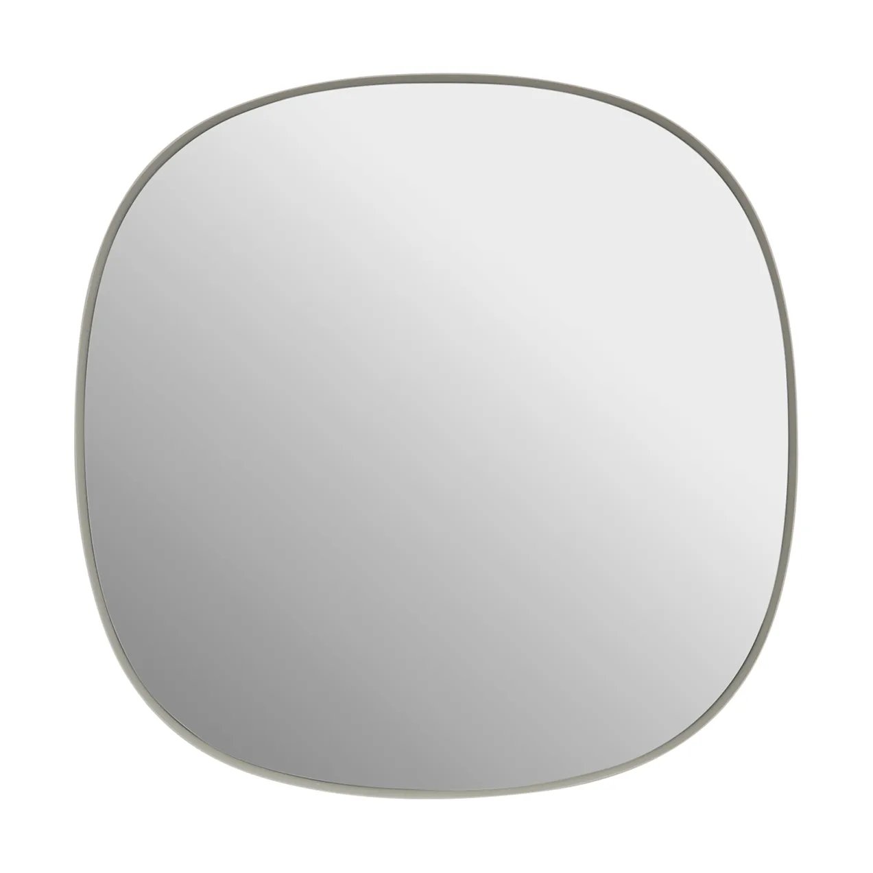Miroir Framed, Gris-transparent, 40x40 cm Muuto