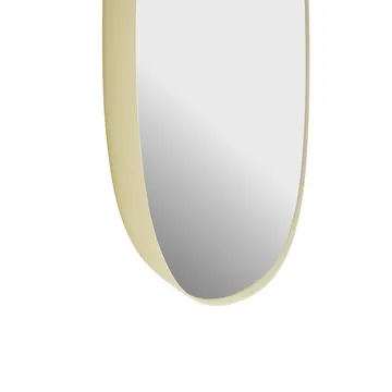 Miroir Framed - Jaune clair-transparent, 150x50 cm - Muuto