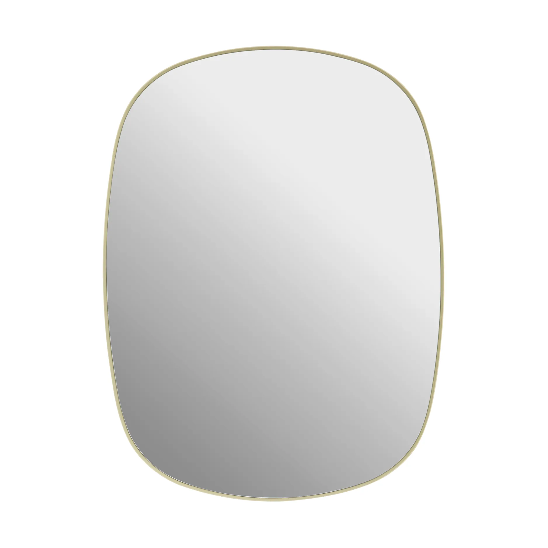 Miroir Framed, Jaune clair-transparent, 59x44 cm Muuto
