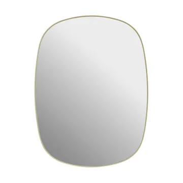 Miroir Framed - Jaune clair-transparent, 59x44 cm - Muuto