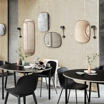 Miroir Framed - rose, 59x44 cm - Muuto