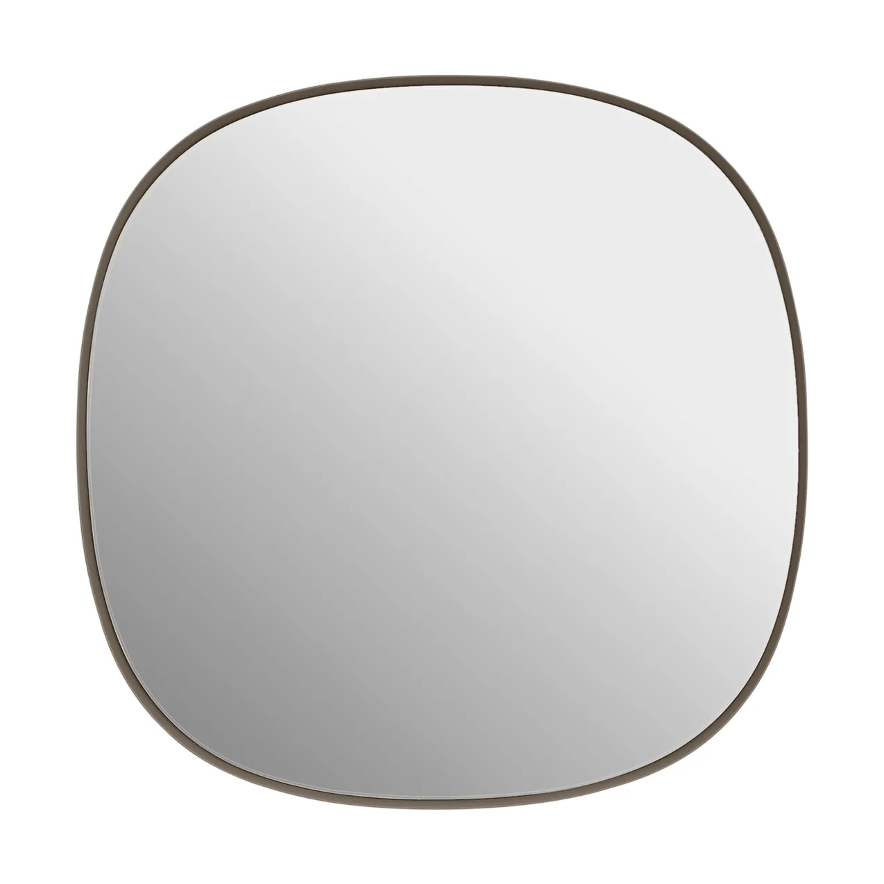 Miroir Framed, Taupe-transparent, 40x40 cm Muuto