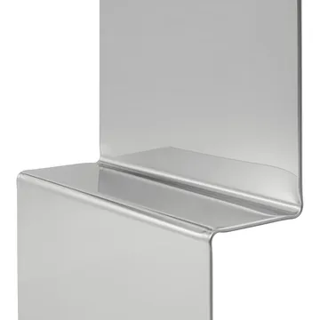 Miroir mural Pleat - Acier poli, 227x57 cm - Muuto