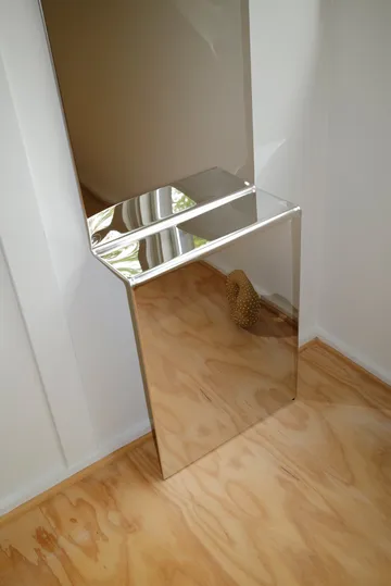 Miroir mural Pleat - Acier poli, 227x57 cm - Muuto