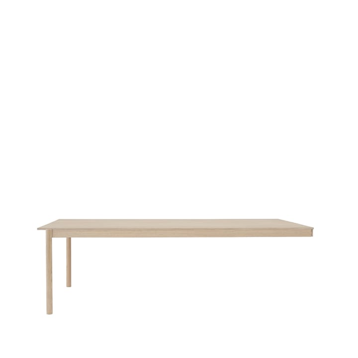 Module de table Linear System End Module - Oak veener-Oak 240x142 cm - Muuto