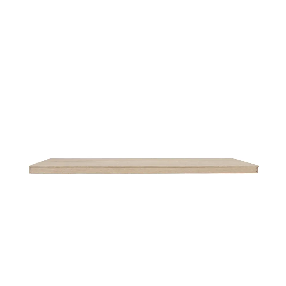 Module de table Linear System Middle Module, Oak veneer-Oak Muuto