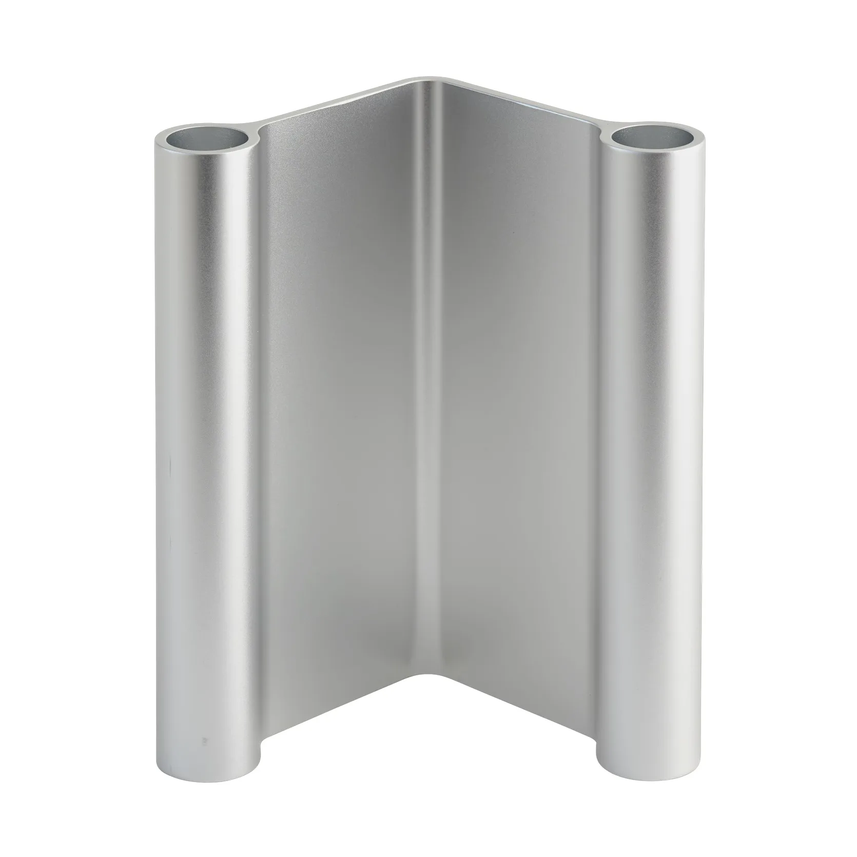 Paire de bougeoirs, 18 cm, Aluminium Muuto