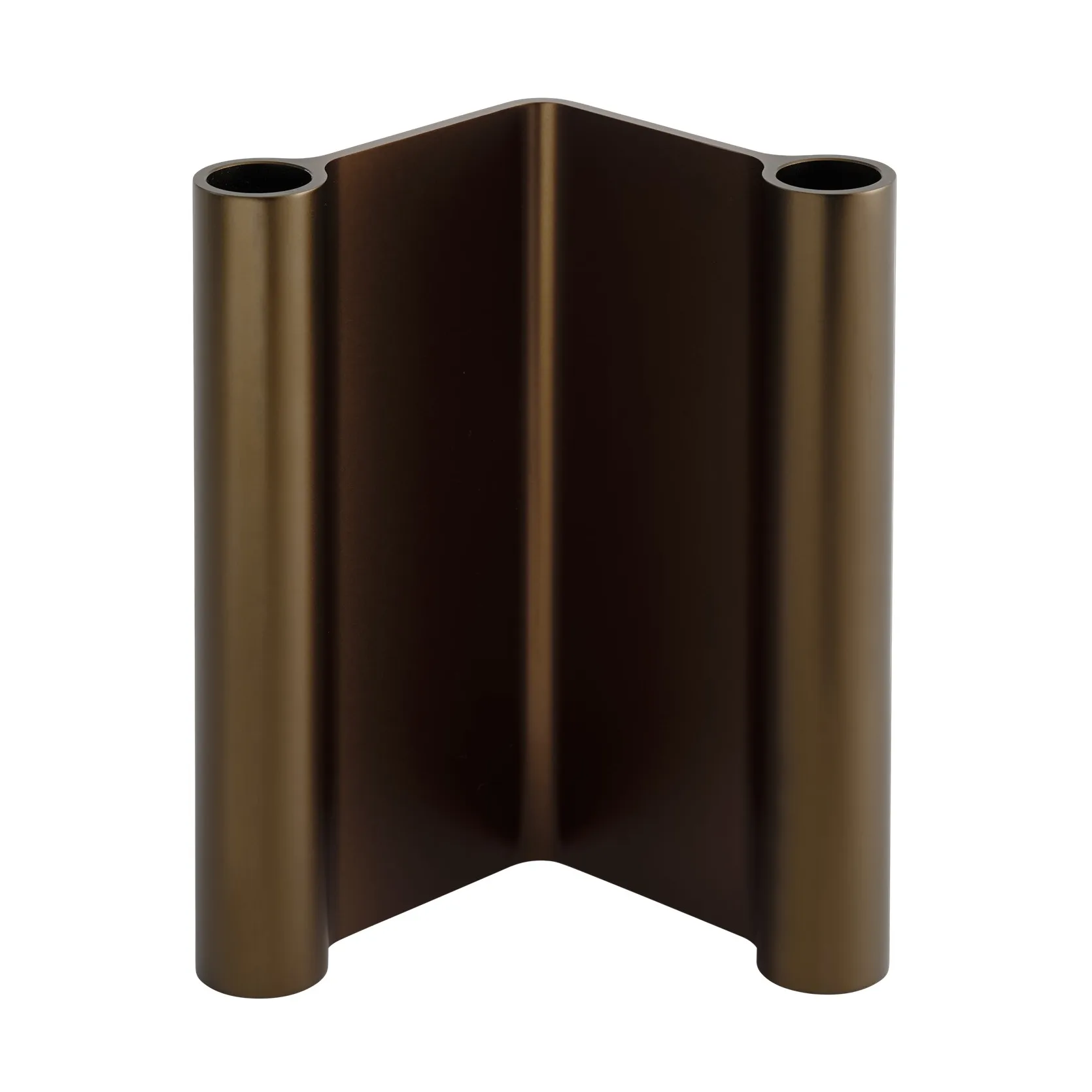 Paire de bougeoirs, 18 cm, Brown Muuto