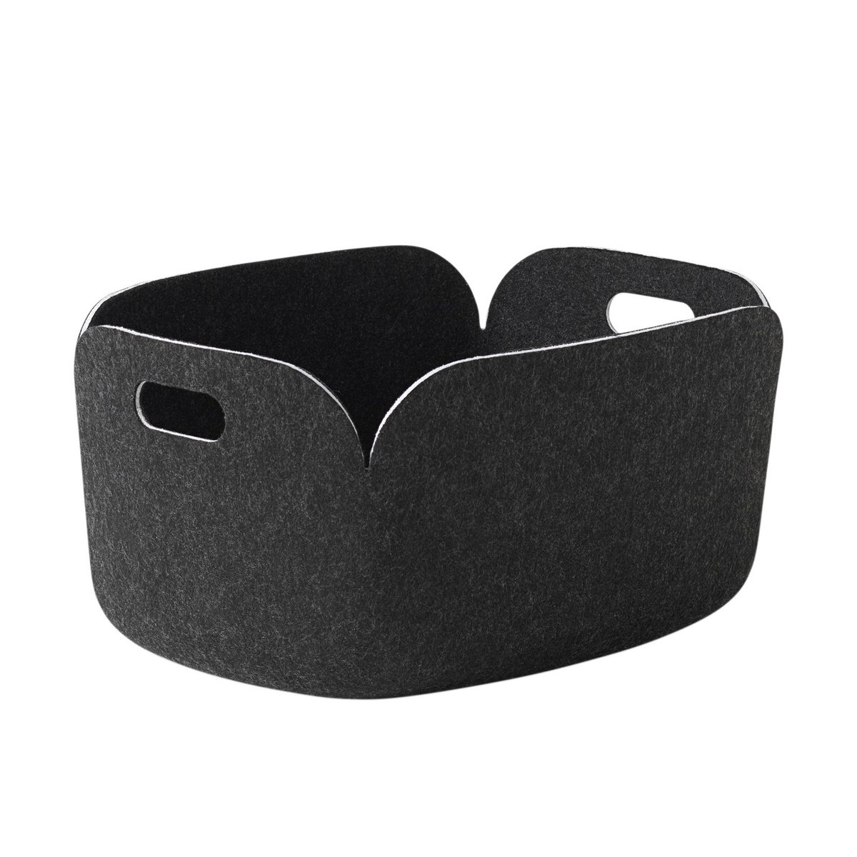 Muuto Panier de rangement Restore black melange (noir)