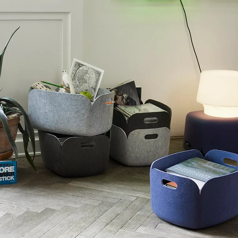 Panier de rangement Restore, gris clair Muuto