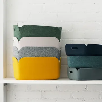 Panier de rangement Restore - jaune - Muuto