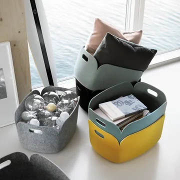 Panier de rangement Restore - jaune - Muuto
