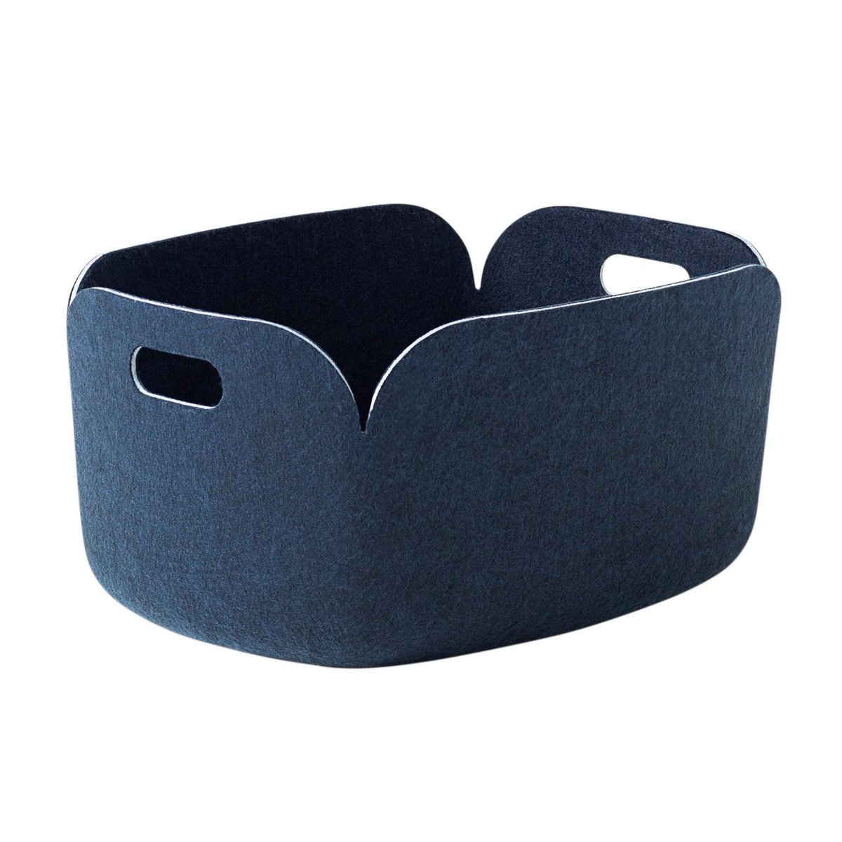 Muuto Panier de rangement Restore midnight blue (bleu)