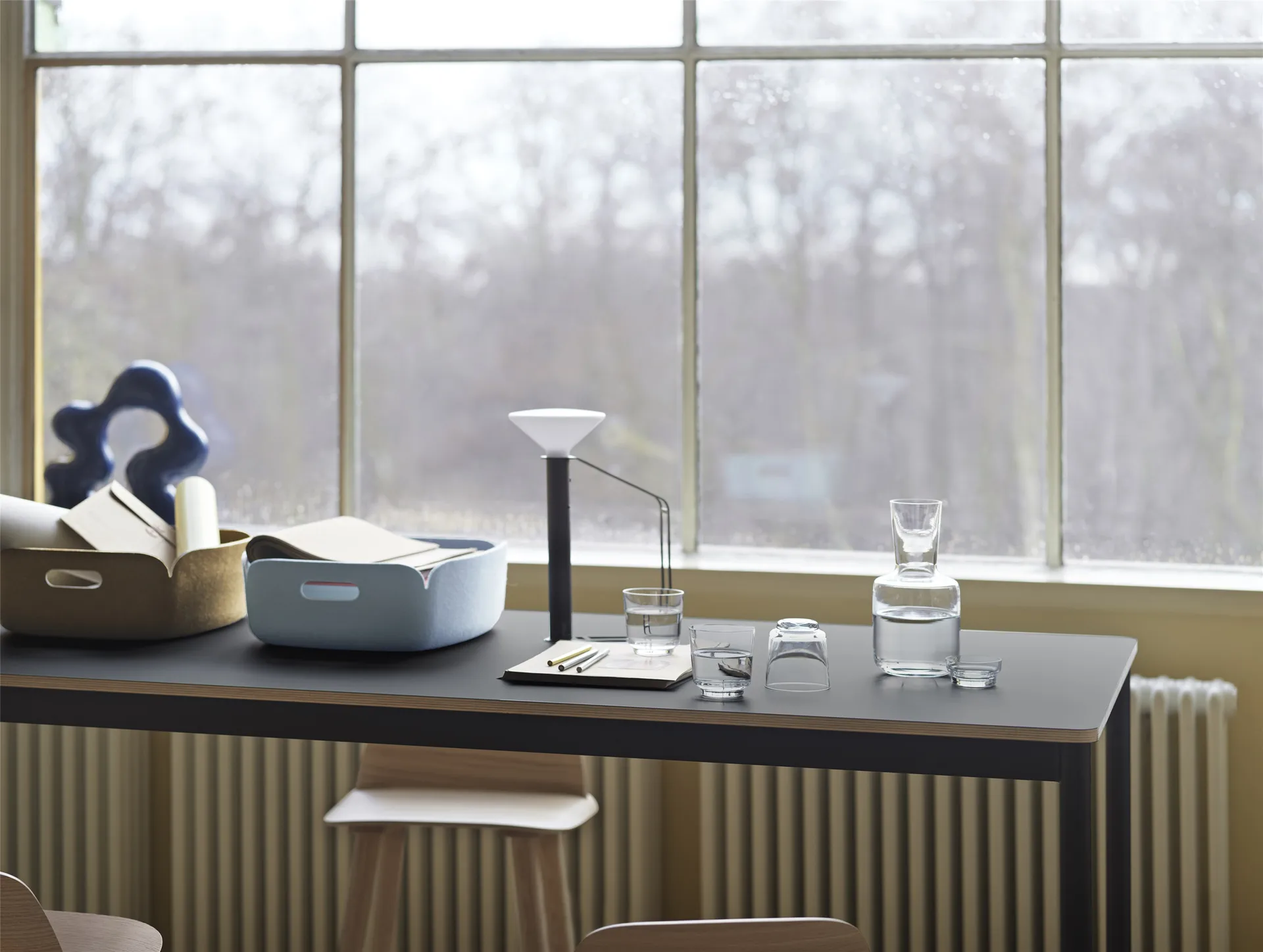 Panier de rangement Restore, petit, Light Blue Muuto