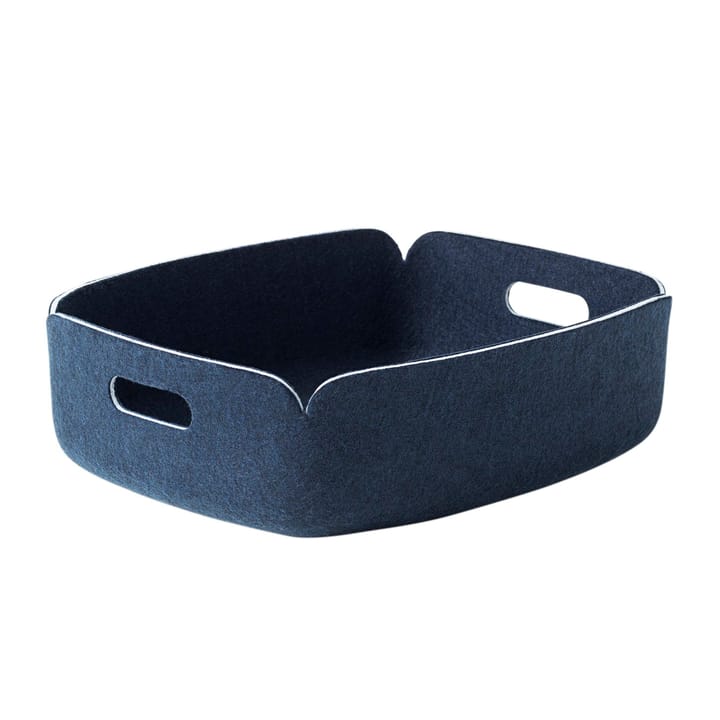 Panier de rangement Restore, petit - midnight blue (bleu) - Muuto