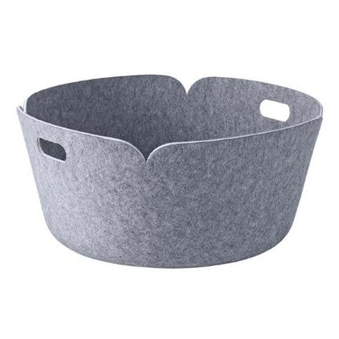 Panier de rangement Restore, rond - gris - Muuto