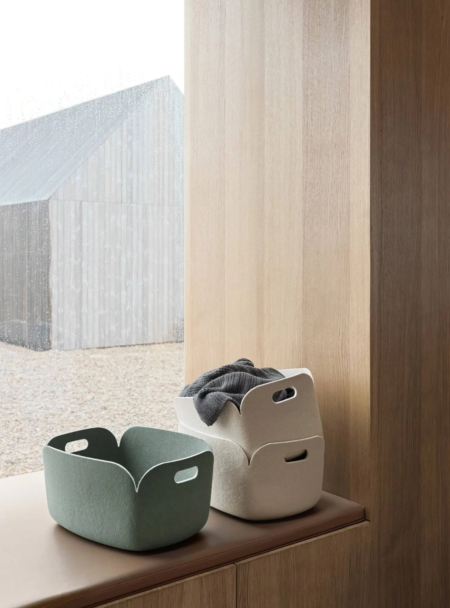Panier de rangement Restore, sable Muuto