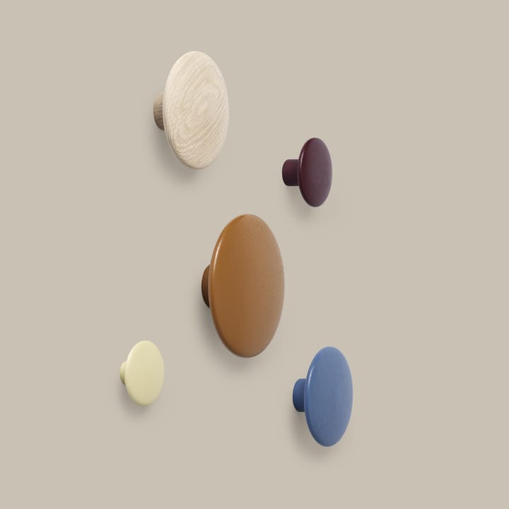 Patère The Dots bleu pâle, moyen Muuto