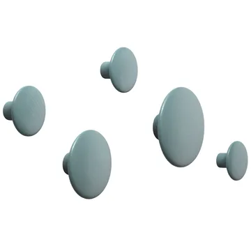 Patère The Dots - bleu pétrole 1 pièce - moyen - Muuto