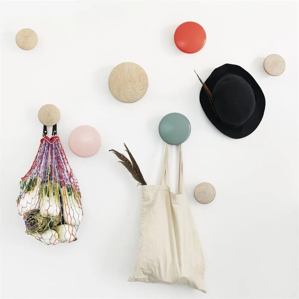 Patère The Dots - bleu pétrole 1 pièce, petit Muuto