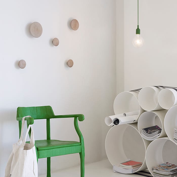 Patère The Dots chêne, grand chêne Muuto