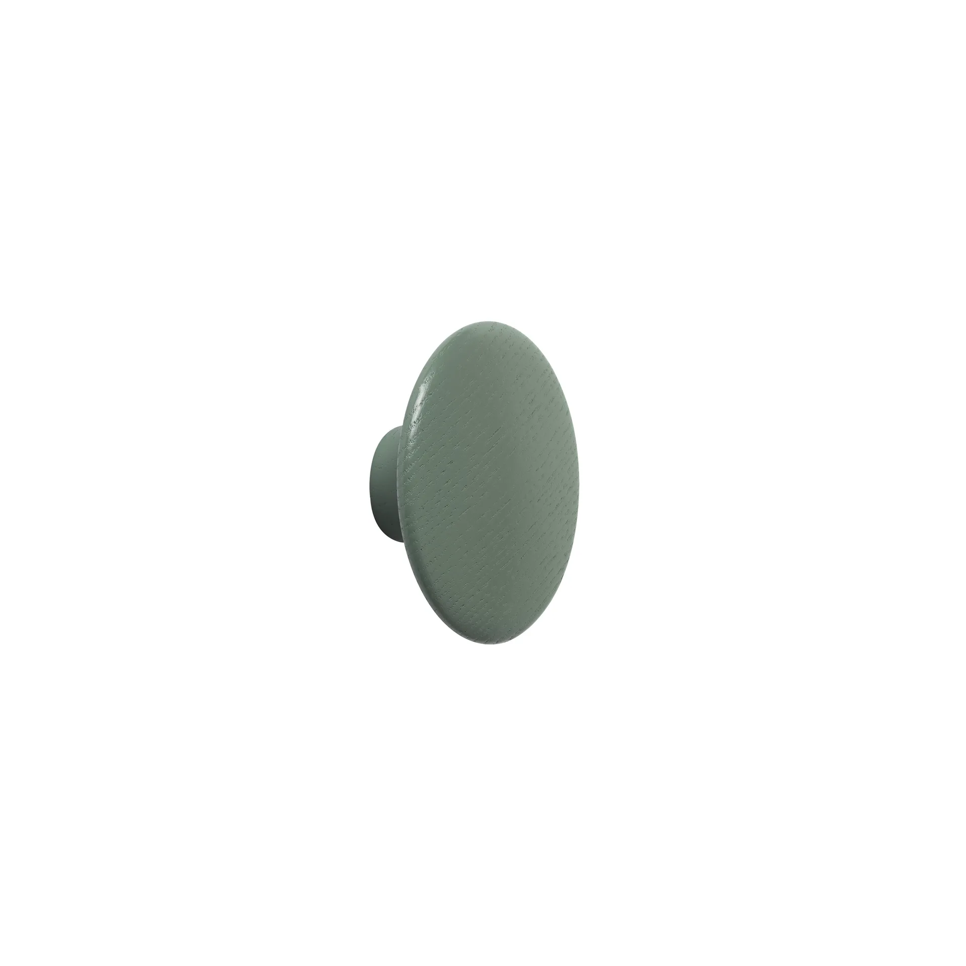 Patère The Dots dusty green (vert), mini Muuto