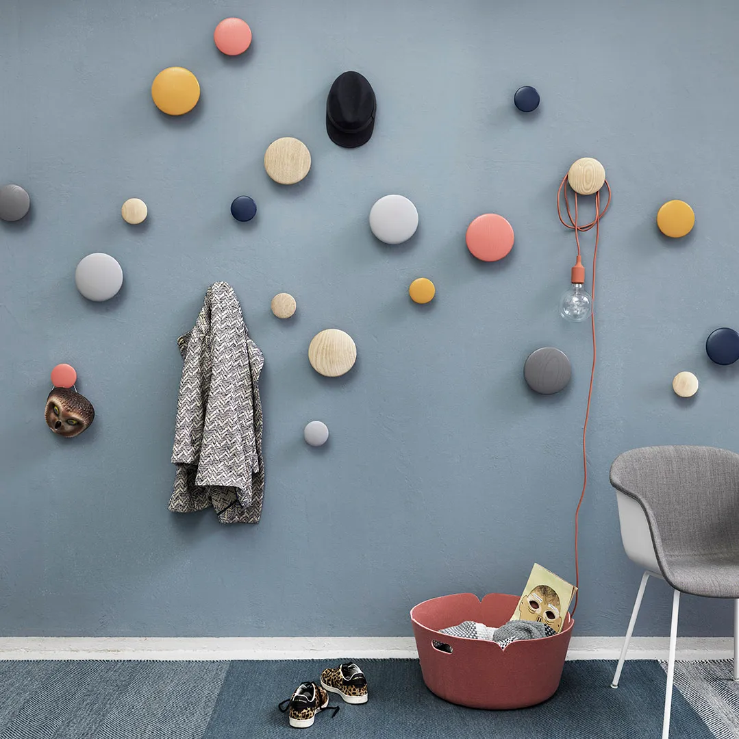 Patère The Dots frêne, mini Muuto