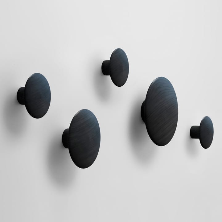 Patère The Dots, noir - mini - Muuto