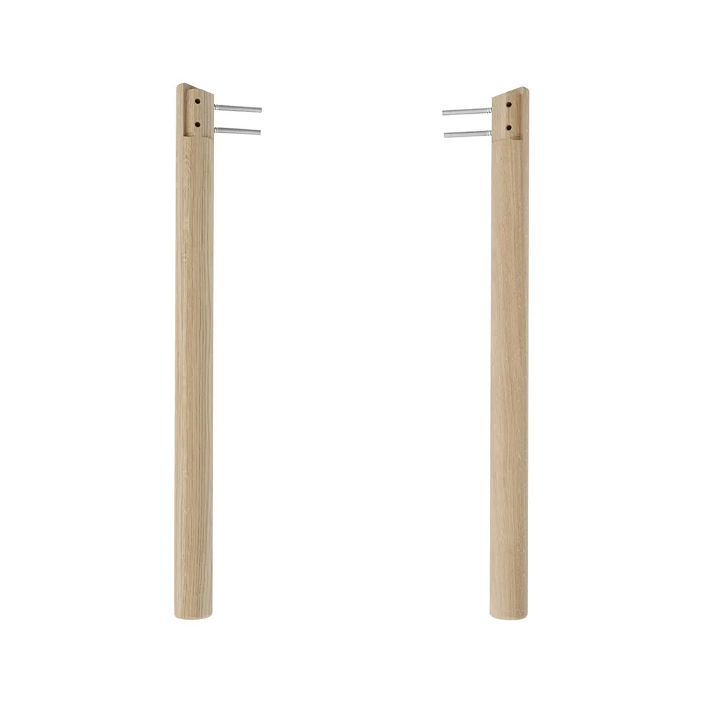 Pieds de table Linear System Connecting Legs, Oak Muuto