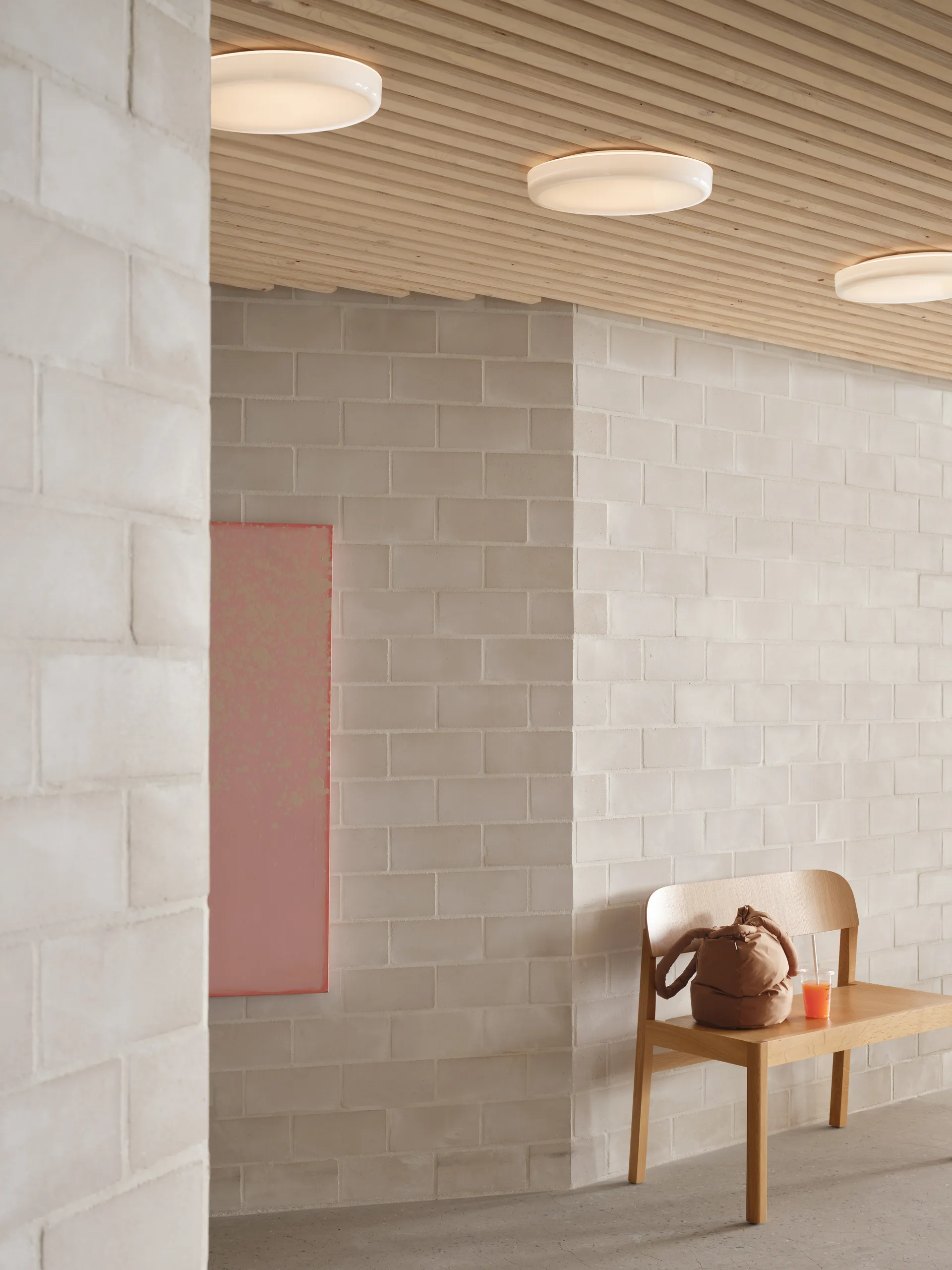 Plafonnier Looped, White Muuto