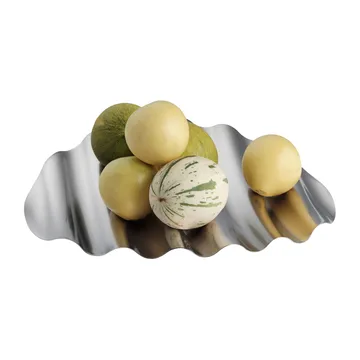 Plateau Wave Ø50 cm - Acier inoxydable - Muuto