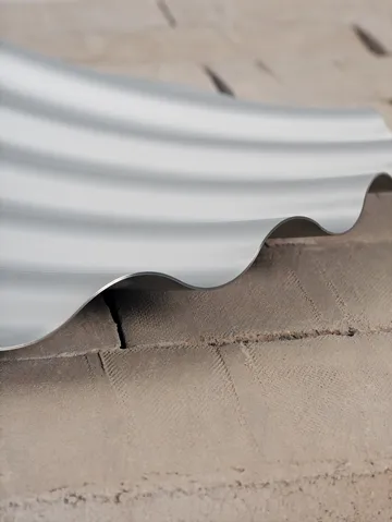 Plateau Wave Ø50 cm - Acier inoxydable - Muuto