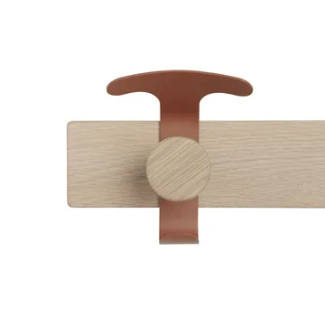 Porte vêtements Avail - Chêne-marron cuivre - Muuto