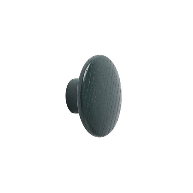 Muuto Porte-vêtements The Dots dark green XS | Design Scandinave | Crochets & Portemanteaux muraux | Vert