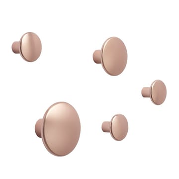 Porte-vêtements The Dots métal 3,9cm - Rose - Muuto