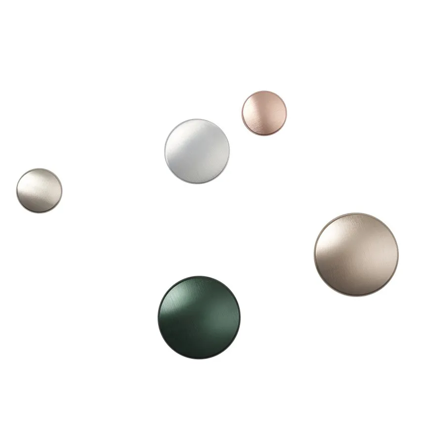 Porte-vêtements The Dots métal 5cm, Taupe Muuto