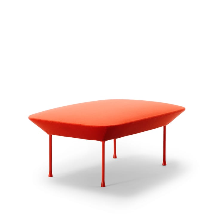 Pouf Oslo - Steelcut 550-Tangerine - Muuto