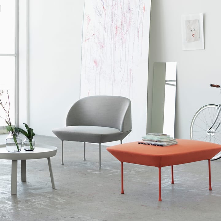 Pouf Oslo - Steelcut 550-Tangerine - Muuto