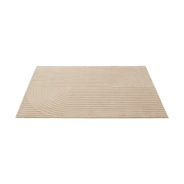 Relevo Rug Quattro tapis en laine - Light rose, 170x240 cm - Muuto