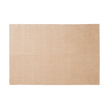 Relevo Rug Quattro tapis en laine - Light rose, 200x300 cm - Muuto