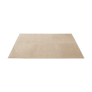 Relevo Rug Quattro tapis en laine - Light rose, 200x300 cm - Muuto