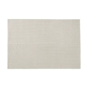 Relevo Rug Quattro tapis en laine - Off white, 170x240 cm - Muuto