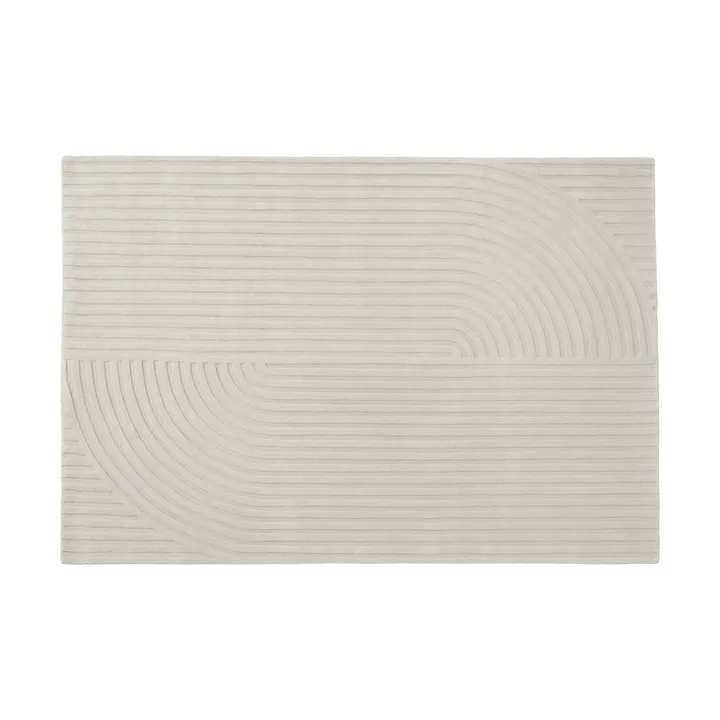 Relevo Rug Quattro tapis en laine - Off white, 170x240 cm - Muuto