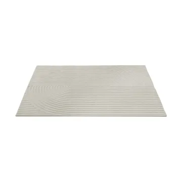 Relevo Rug Quattro tapis en laine - Off white, 170x240 cm - Muuto
